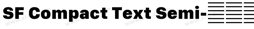 SF Compact Text Semi字体转换